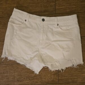 Aerie White Daydream Jean Shorts